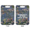 Water Lilies by Claude Monet Aluminum Luggage Tag (Front + Back)