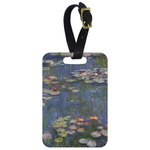 Water Lilies by Claude Monet Metal Luggage Tag