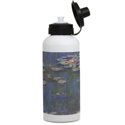 Water Lilies by Claude Monet Water Bottles - Aluminum - 20 oz - White