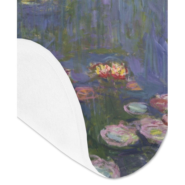 Water Lilies by Claude Monet Baby Bib - AFT detail