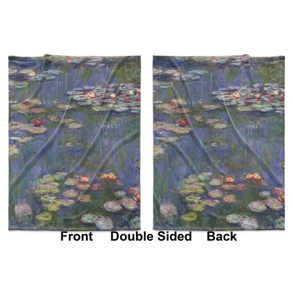 Water Lilies by Claude Monet Baby Blanket (Double Sided - Printed Front and Back)