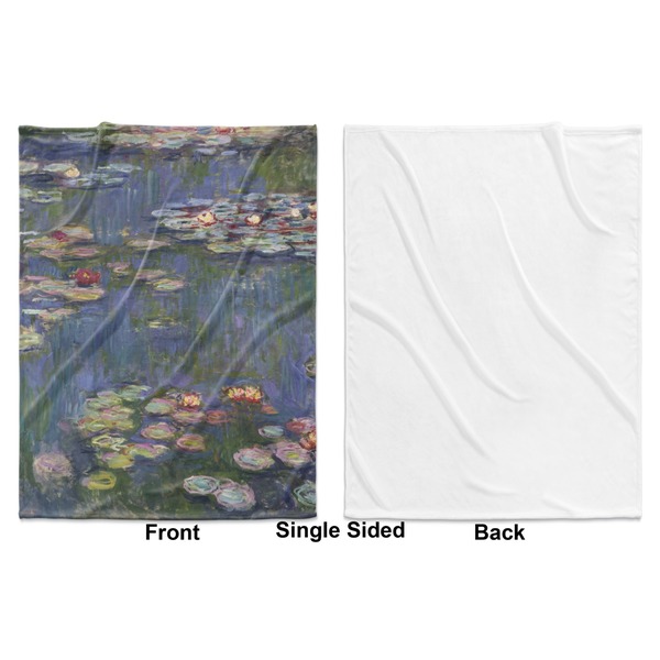 Water Lilies by Claude Monet Baby Blanket (Single Sided - Printed Front, White Back)