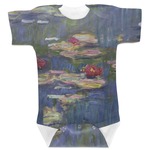 Water Lilies by Claude Monet Baby Bodysuit 6-12