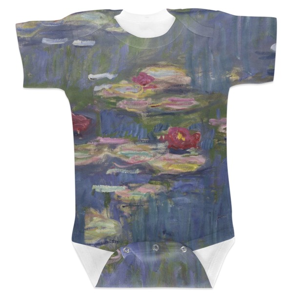 Custom Water Lilies by Claude Monet Baby Bodysuit