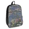 Water Lilies by Claude Monet Backpack - angled view
