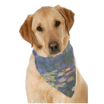 Water Lilies by Claude Monet Dog Bandana Scarf