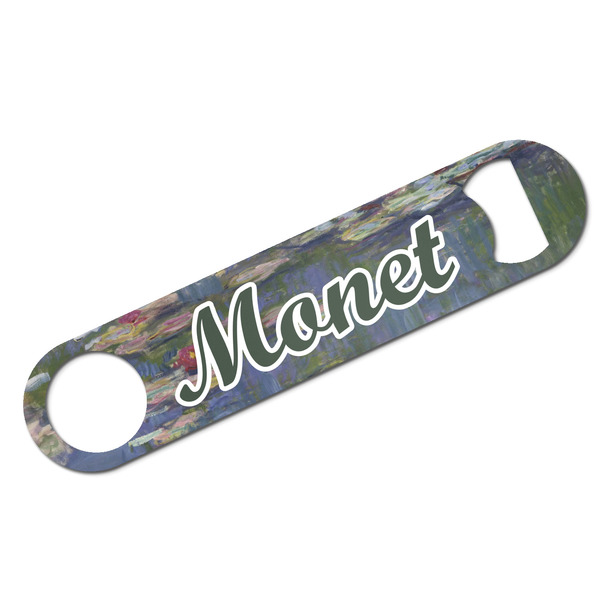 Custom Water Lilies by Claude Monet Bar Bottle Opener