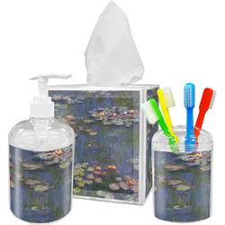Water Lilies by Claude Monet Acrylic Bathroom Accessories Set