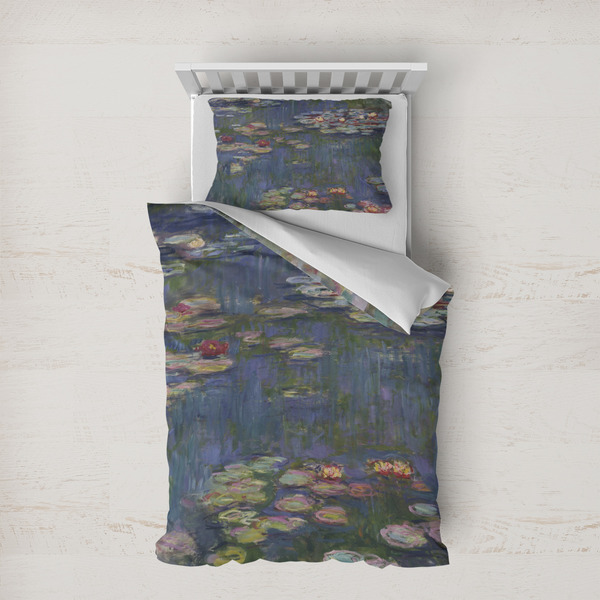 Custom Water Lilies by Claude Monet Duvet Cover Set - Twin XL
