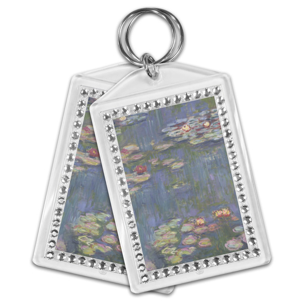 Water Lilies by Claude Monet Bling Keychain - MAIN