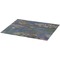 Water Lilies by Claude Monet Burlap Placemat (Angle View)