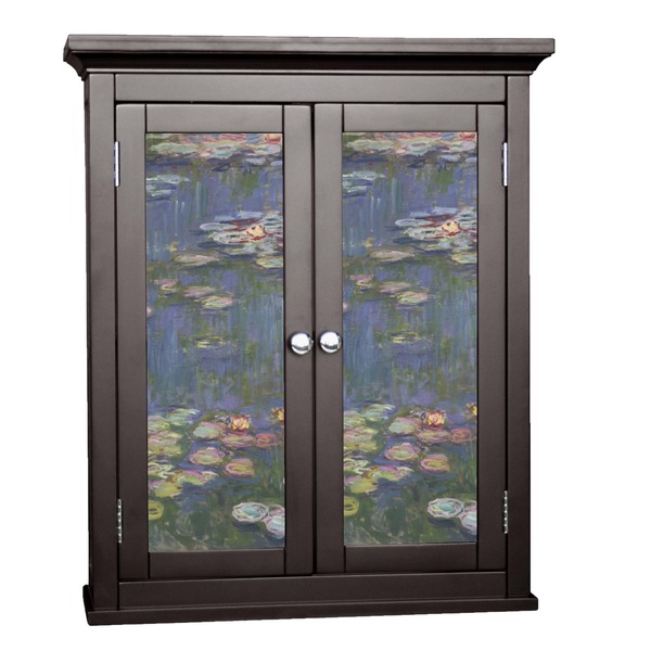 Custom Water Lilies by Claude Monet Cabinet Decal - Medium