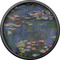 Water Lilies by Claude Monet Cabinet Knob - Black - Front