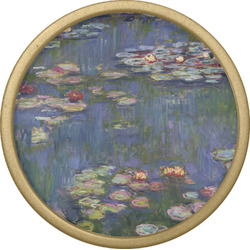 Water Lilies by Claude Monet Cabinet Knob - Gold