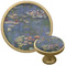 Water Lilies by Claude Monet Cabinet Knob - Gold - Multi Angle