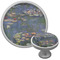 Water Lilies by Claude Monet Cabinet Knob - Nickel - Multi Angle