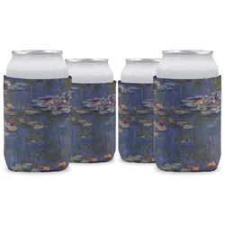 Water Lilies by Claude Monet Can Cooler (12 oz) - Set of 4