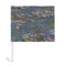 Water Lilies by Claude Monet Car Flag - Large - FRONT