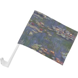 Water Lilies by Claude Monet Car Flag - Small