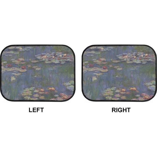 Water Lilies by Claude Monet Car Floor Mats (Back Seat) (Approval)