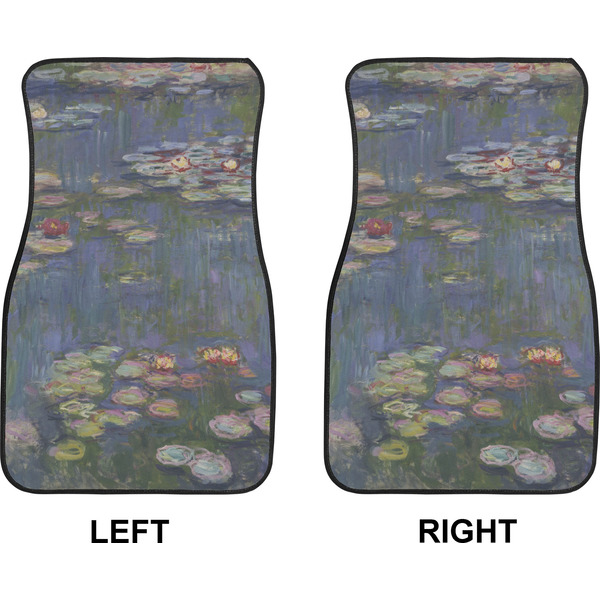 Water Lilies by Claude Monet Car Mat Front - Approval