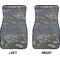 Water Lilies by Claude Monet Car Mat Front - Approval