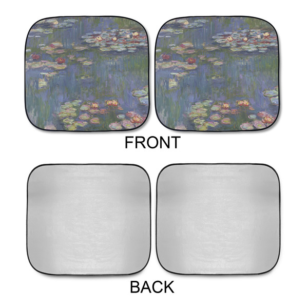 Water Lilies by Claude Monet Car Sun Shades - APPROVAL