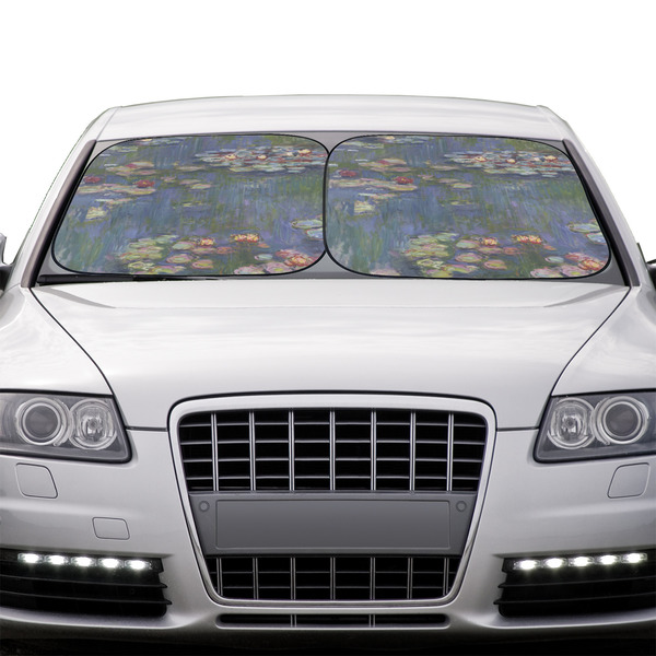 Water Lilies by Claude Monet Car Sun Shades - IN CONTEXT