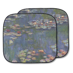 Water Lilies by Claude Monet Car Sun Shade - Two Piece