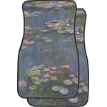 Water Lilies by Claude Monet Car Floor Mats (Front Seat)