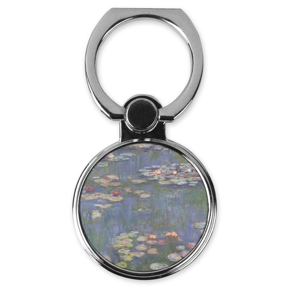 Custom Water Lilies by Claude Monet Cell Phone Ring Stand & Holder