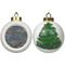 Water Lilies by Claude Monet Ceramic Christmas Ornament - X-Mas Tree (APPROVAL)