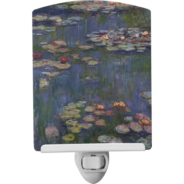 Custom Water Lilies by Claude Monet Ceramic Night Light