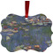 Water Lilies by Claude Monet Christmas Ornament (Front View)