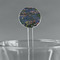 Water Lilies by Claude Monet 5.5" Round Plastic Stir Sticks - Clear
