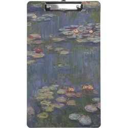 Water Lilies by Claude Monet Clipboard (Legal Size)