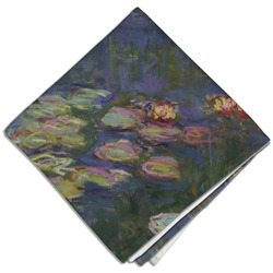 Water Lilies by Claude Monet Cloth Dinner Napkin - Single