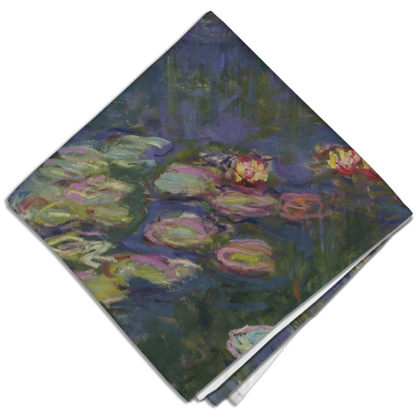 Custom Water Lilies by Claude Monet Cloth Dinner Napkin - Single