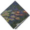 Water Lilies by Claude Monet Cloth Napkins - Personalized Dinner (Folded Four Corners)