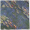 Water Lilies by Claude Monet Cloth Napkins - Personalized Dinner (Full Open)