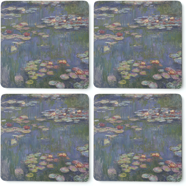 Water Lilies by Claude Monet Coaster Rubber Back - Apvl
