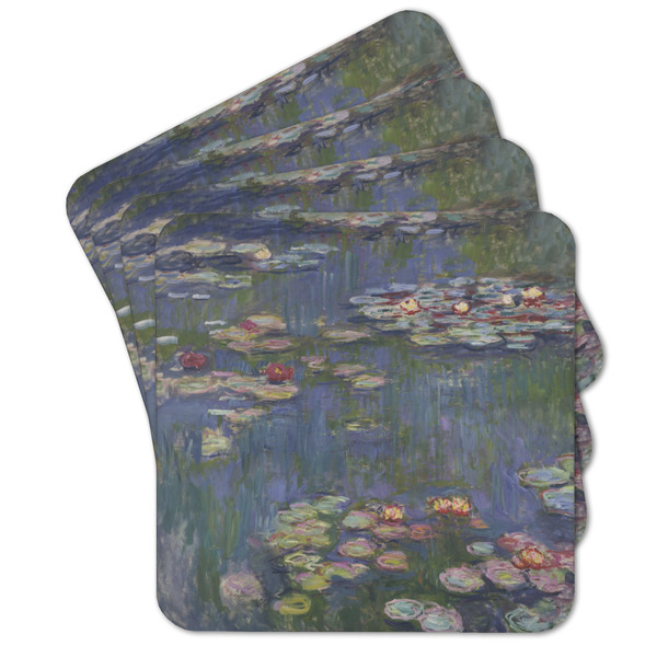 Custom Water Lilies by Claude Monet Cork Coaster - Set of 4