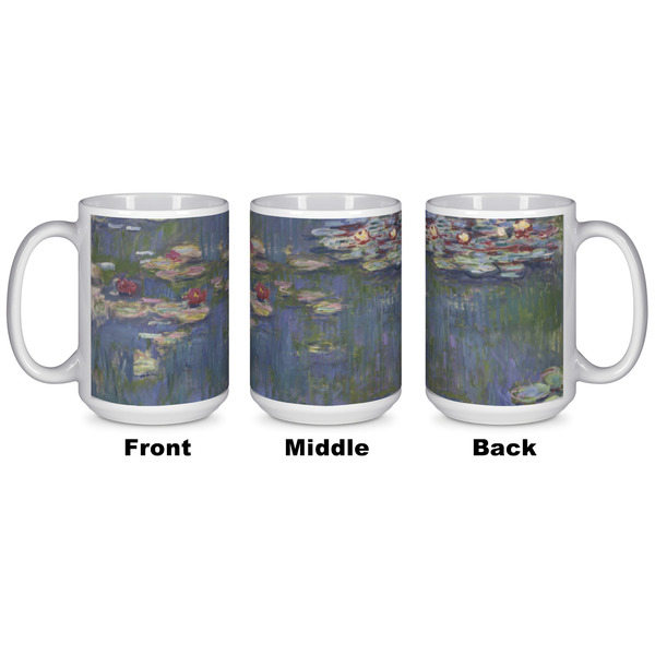Water Lilies by Claude Monet Coffee Mug - 15 oz - White APPROVAL
