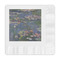 Water Lilies by Claude Monet Embossed Decorative Napkin - Front View