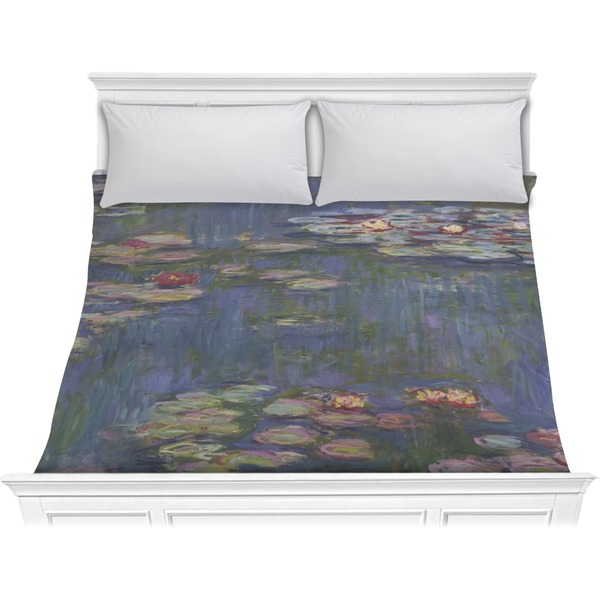 Custom Water Lilies by Claude Monet Comforter - King