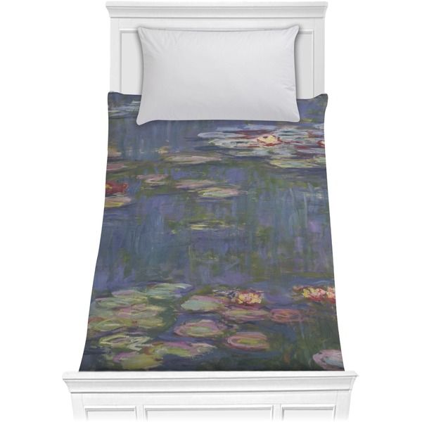 Custom Water Lilies by Claude Monet Comforter - Twin XL