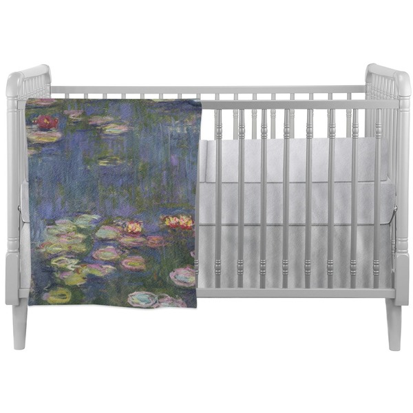 Custom Water Lilies by Claude Monet Crib Comforter / Quilt