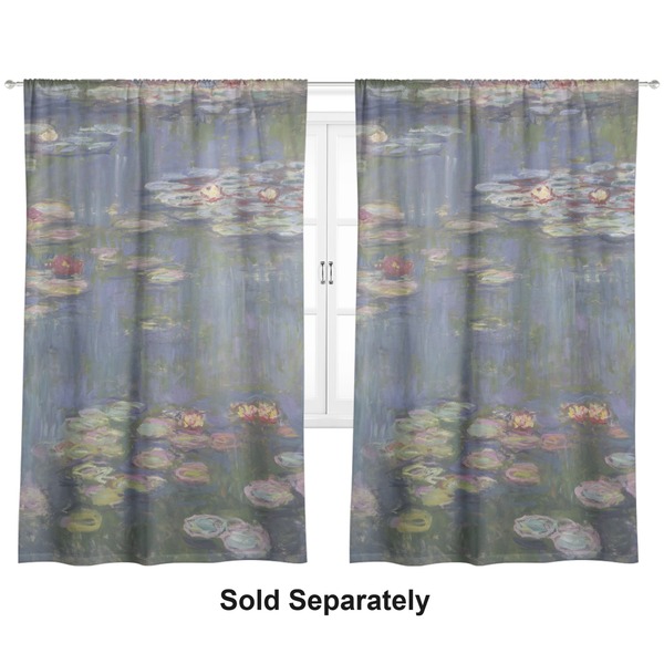 Custom Water Lilies by Claude Monet Curtain Panel - Custom Size