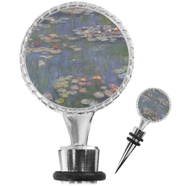 Custom Water Lilies by Claude Monet Wine Bottle Stopper