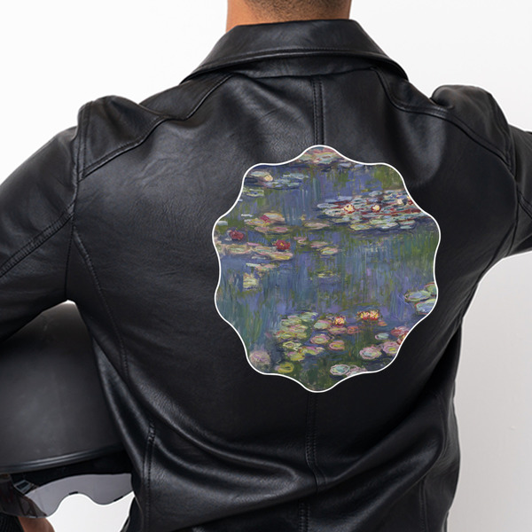 Water Lilies by Claude Monet Custom Shape Iron On Patches - XXXL - APPROVAL